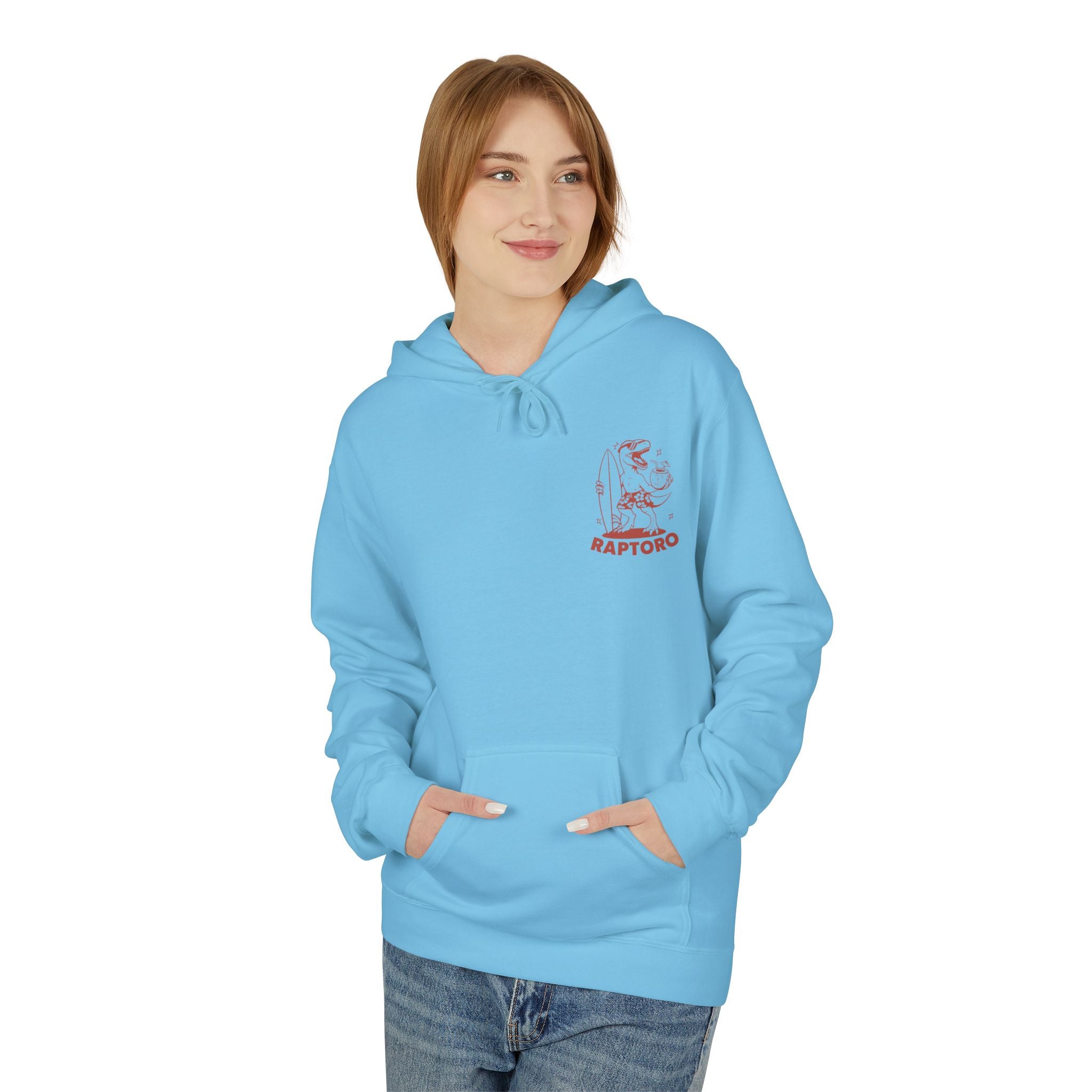 Dino Surf Club Graphic Hoodie