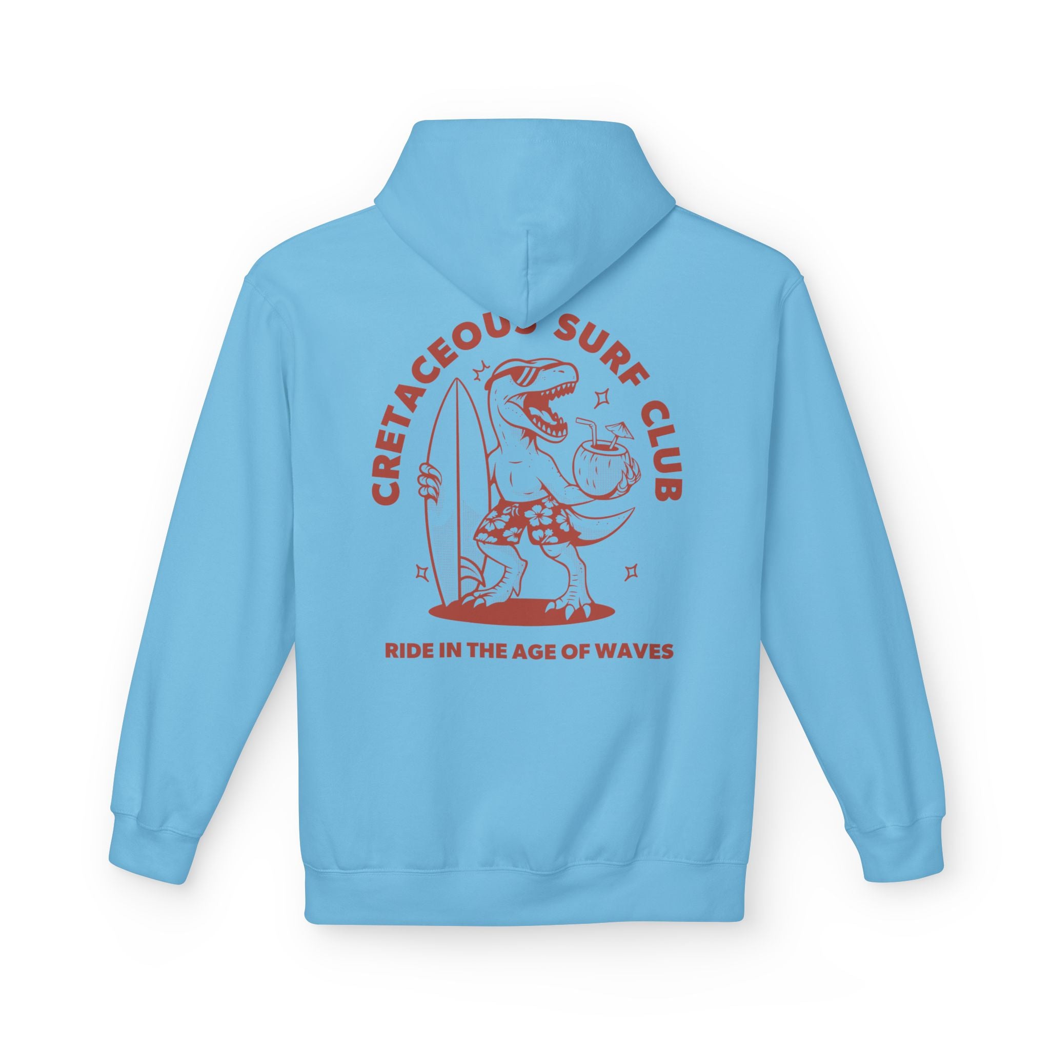 Dino Surf Club Graphic Hoodie